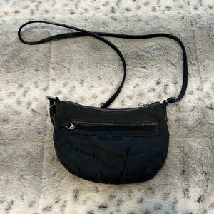 Small Black coach cross body bag